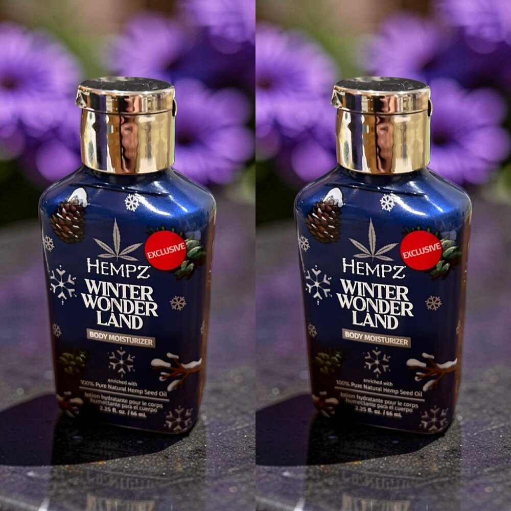 Hempz Winter Wonder Land Body Moisturizer 2.25 oz_ 2 units